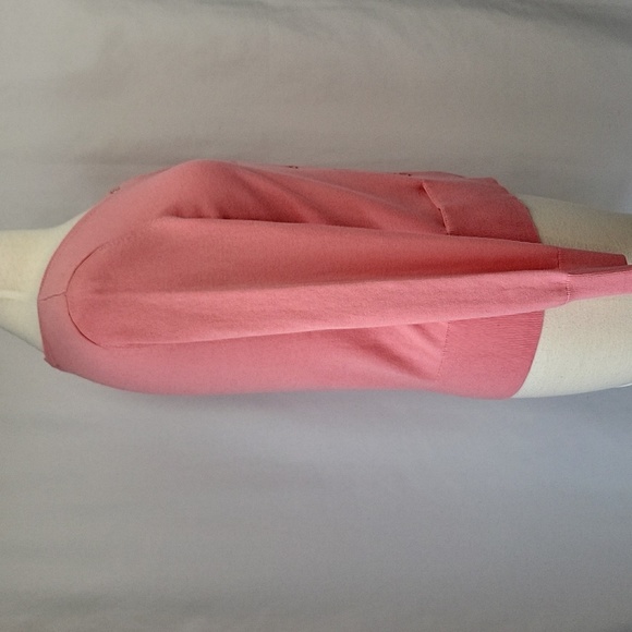 J.Jill Roundneck Cardigan Rose Petal Pink Size Small NWT - Picture 6 of 14
